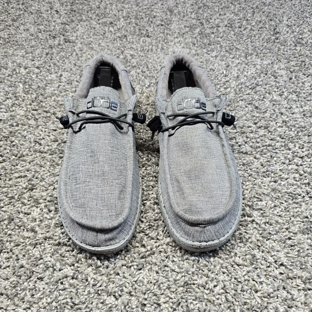 Hey Dude  Wally L Stretch Shoes Men Size 9 Gray